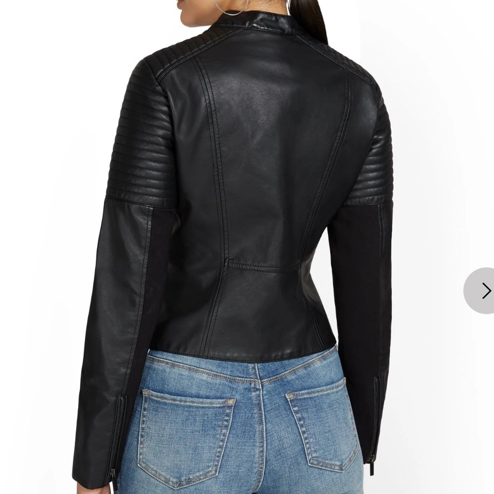 Faux leather jacket - Picture 7 of 8